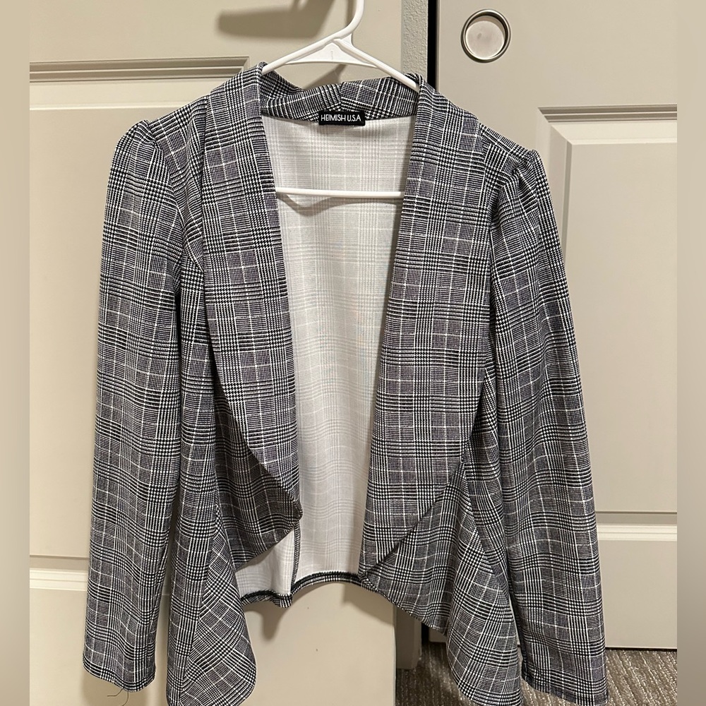Black and white jacket
